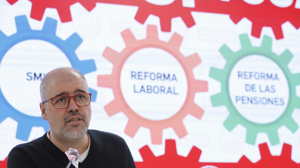 Unai Sordo en la rueda de prensa