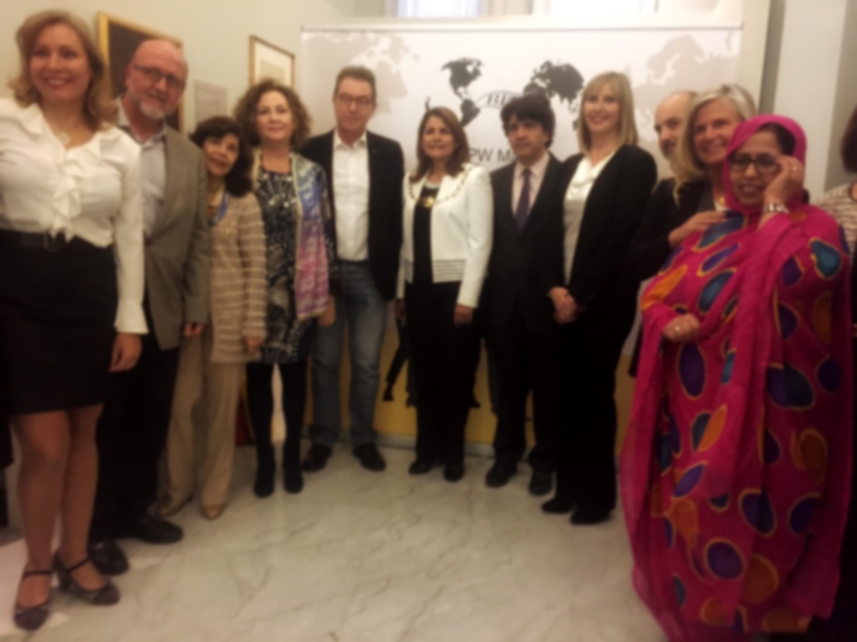 Jaime Cedrn en la presentacin de BPW Madrid