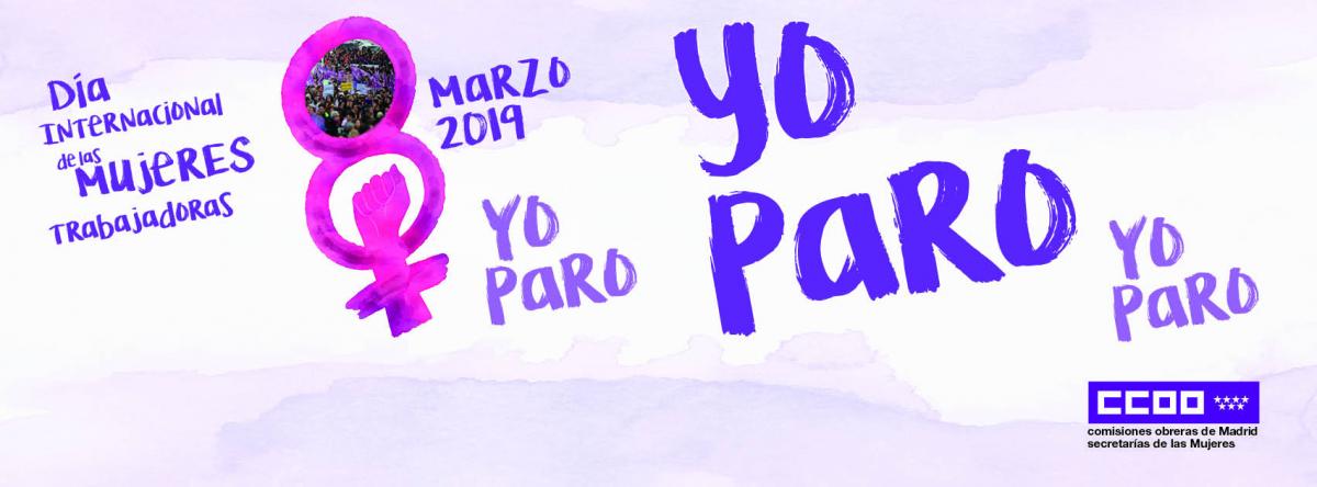 CCOO convoca paros generales de cara al 8 de marzo