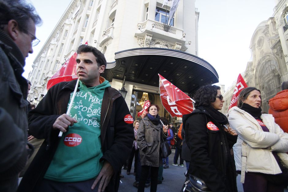 Concentracin contra la LOMCE y las reformas educativas