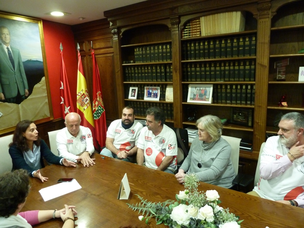 El Ayuntamiento de Getafe inicia una campaa institucional en apoyo a los 8 de Airbus
