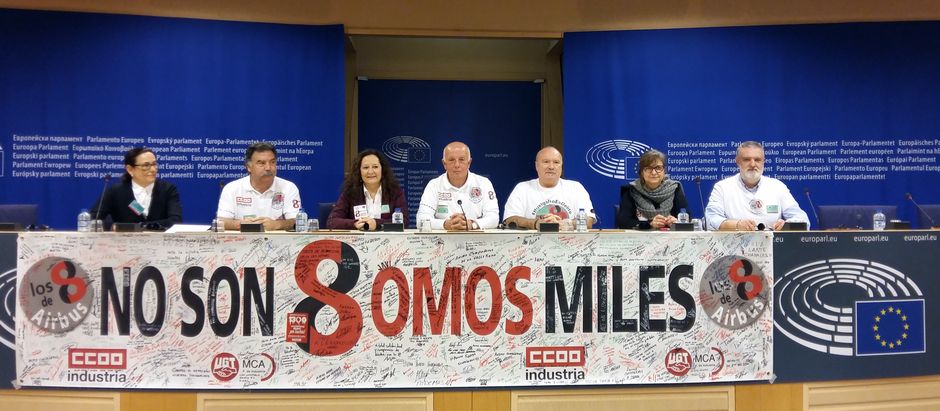 La defensa de Los 8 de Airbus llega al Parlamento Europeo