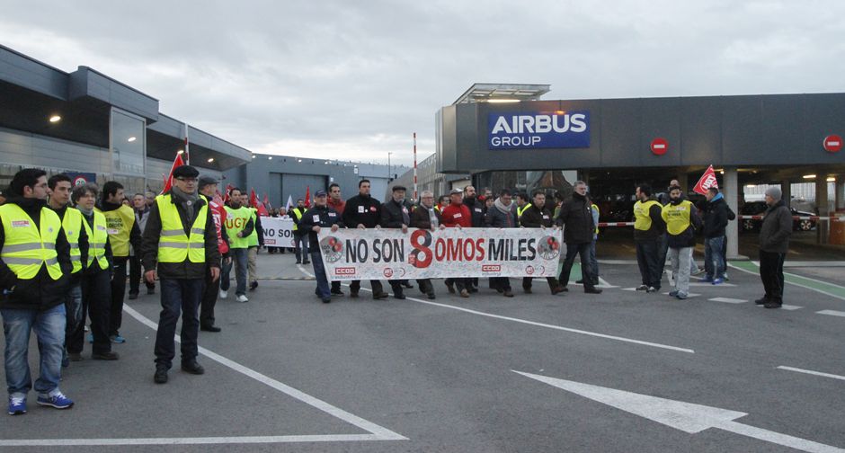 Salida del primer da del juicio a los 8 de Airbs
