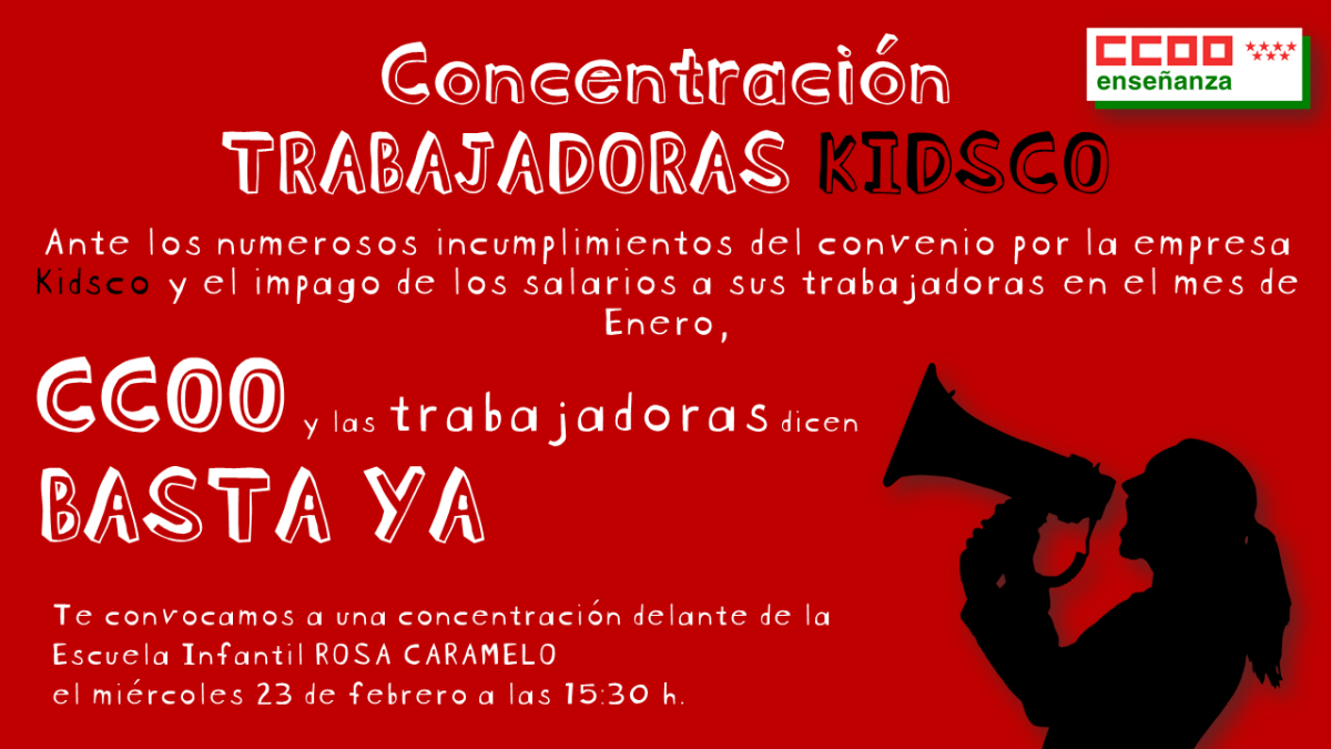 Cartel concentracin Kidsco