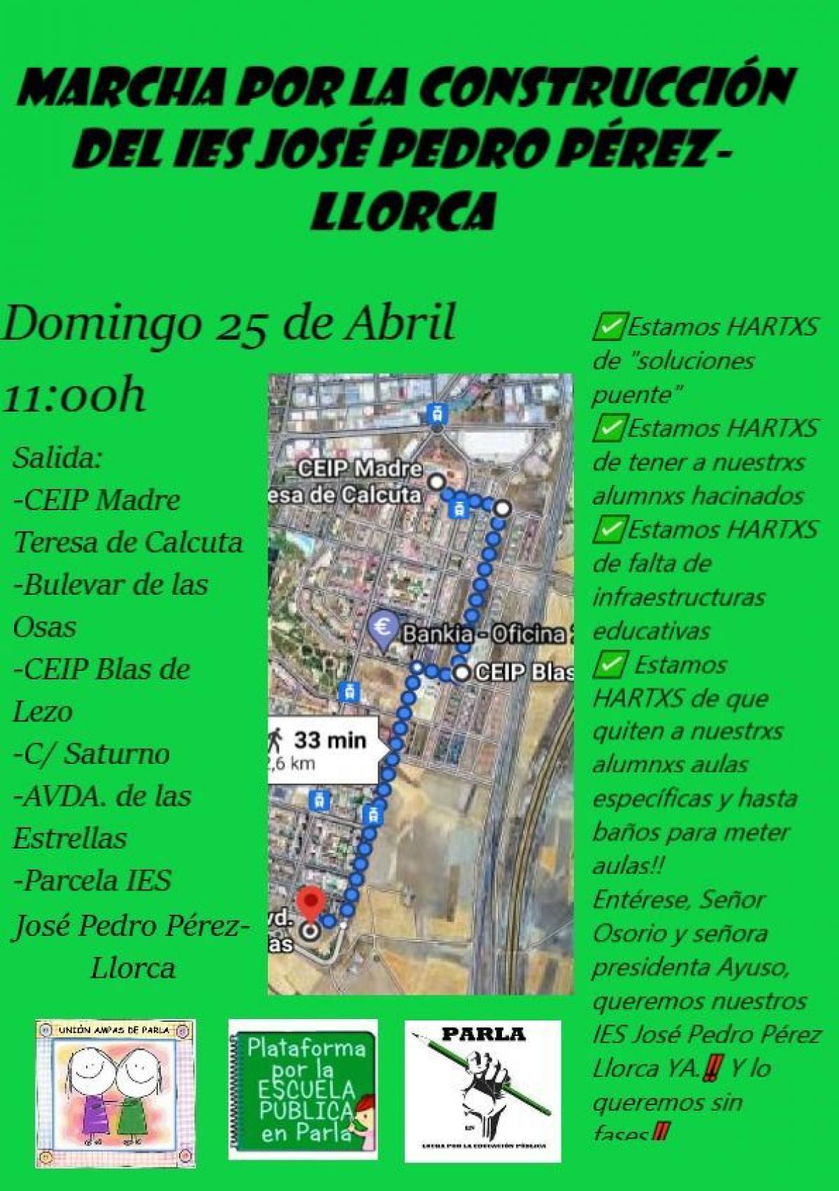 Falta de planificacin en la escolarizacin en Parla