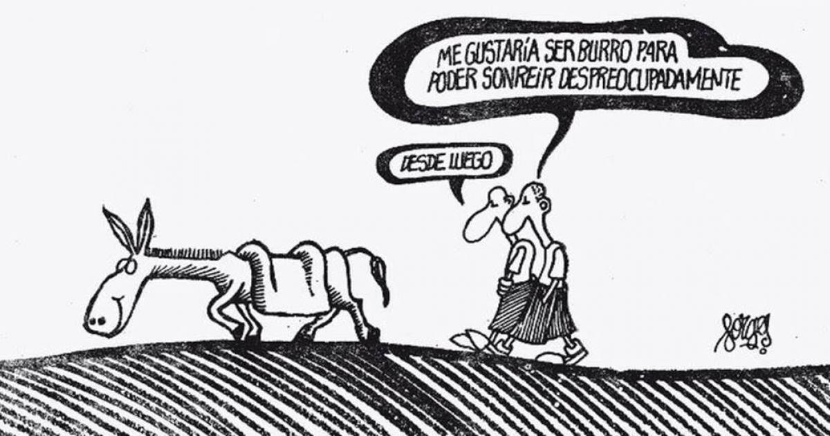 Me gustara ser un burro